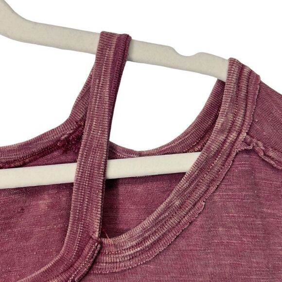 We The Free oversized T-Shirt Raw Hem distressed Detail Size small - Picture 9 of 16